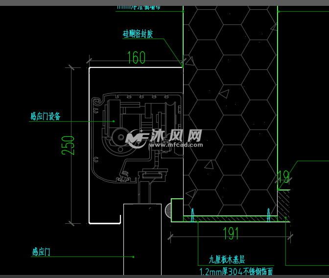 感应门安装图