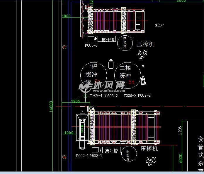 冬枣汁生产车间平面布置图