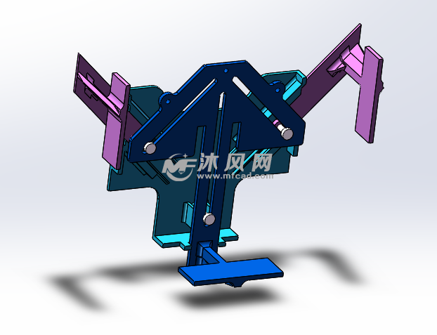 滑槽夹紧机构