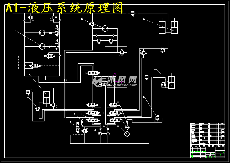 a1-液压系统原理图