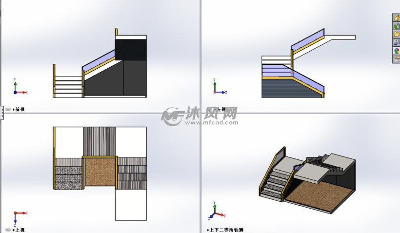 设计模型三视图