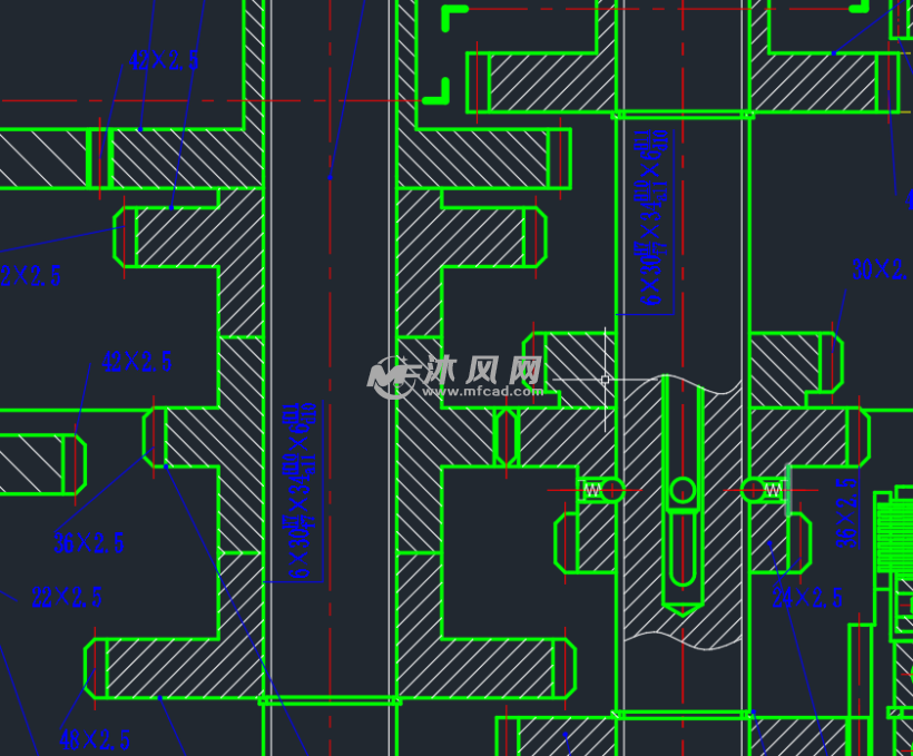 z3032摇臂钻床主轴箱展开图