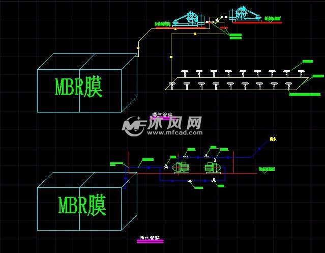 内部管线示意图