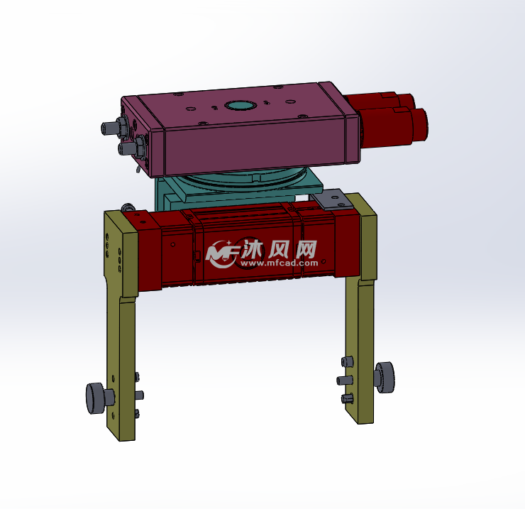 旋转夹持机构模型