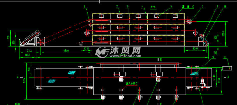 10x3t多层带式干燥机设计方案