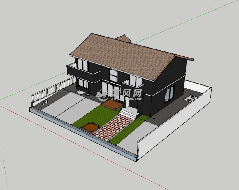 建筑模型 建筑/房子/车间/别墅