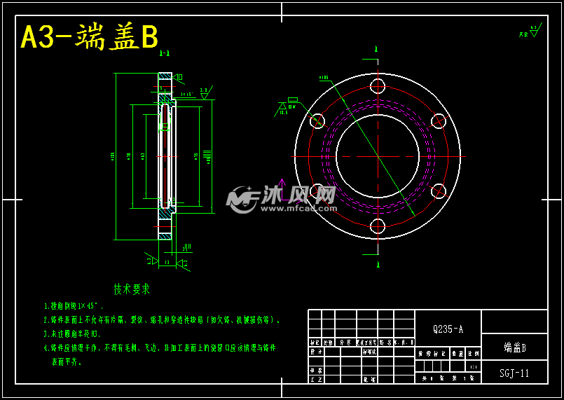 a3-端盖b