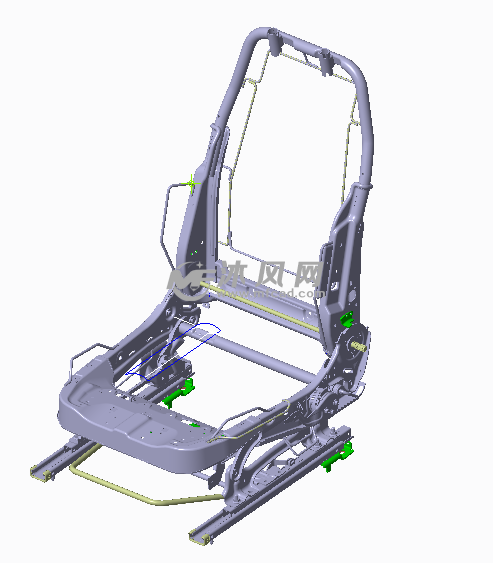 汽车座椅骨架结构