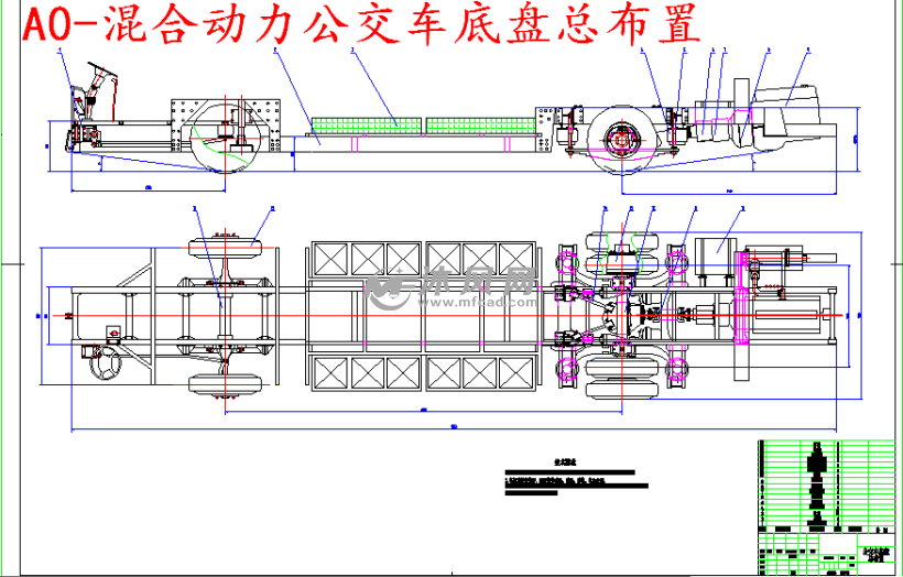 混合动力公交车及后轮制动器设计