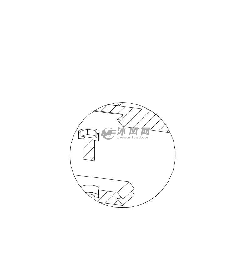 线条灯细节放大图
