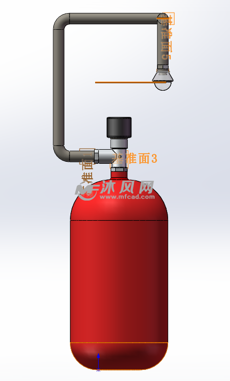 消防气瓶以及管道
