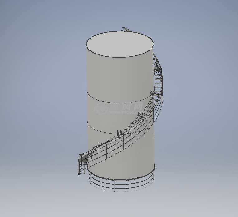 带盘梯的大型储罐