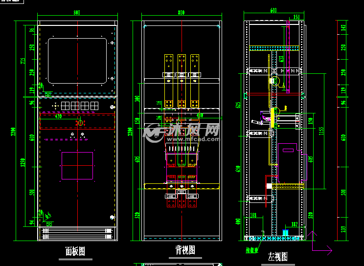 一台标准ggdc型材1500刀开关加20001600框架断路器