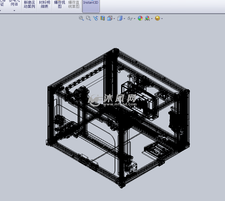 3d打印机模型3d