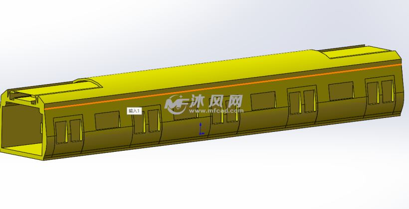 地铁车厢模型设计