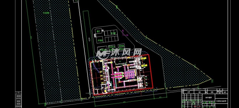 垃圾中转站平面布局图