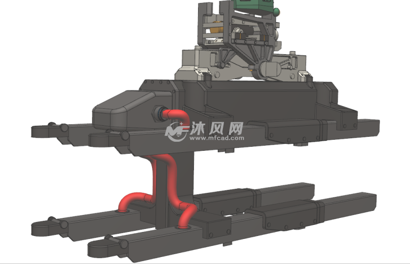 agm-114反坦克导弹 挂架(外观建模)