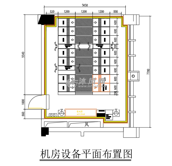 某机关屏蔽机房设计图