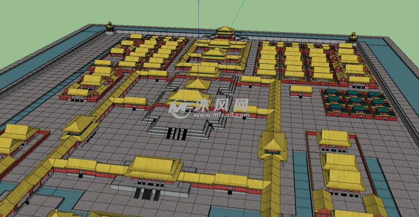 sketchup模型 中外古建筑模型 中国古代建筑模型