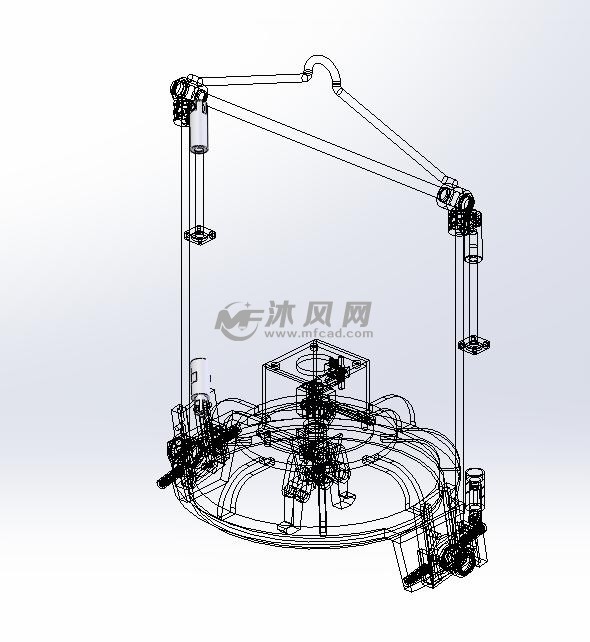 原创圆柱体夹具模型