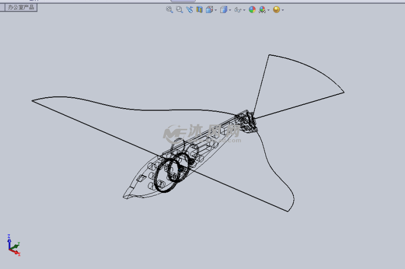 玩具类型的飞机 - 玩具公仔图纸 - 沐风网