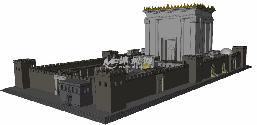 所罗门神庙古建筑物
