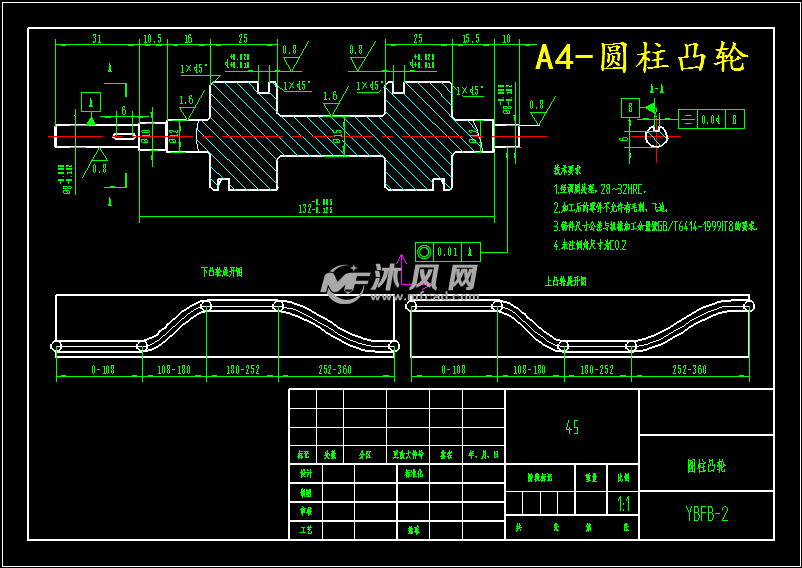 a4-圆柱凸轮