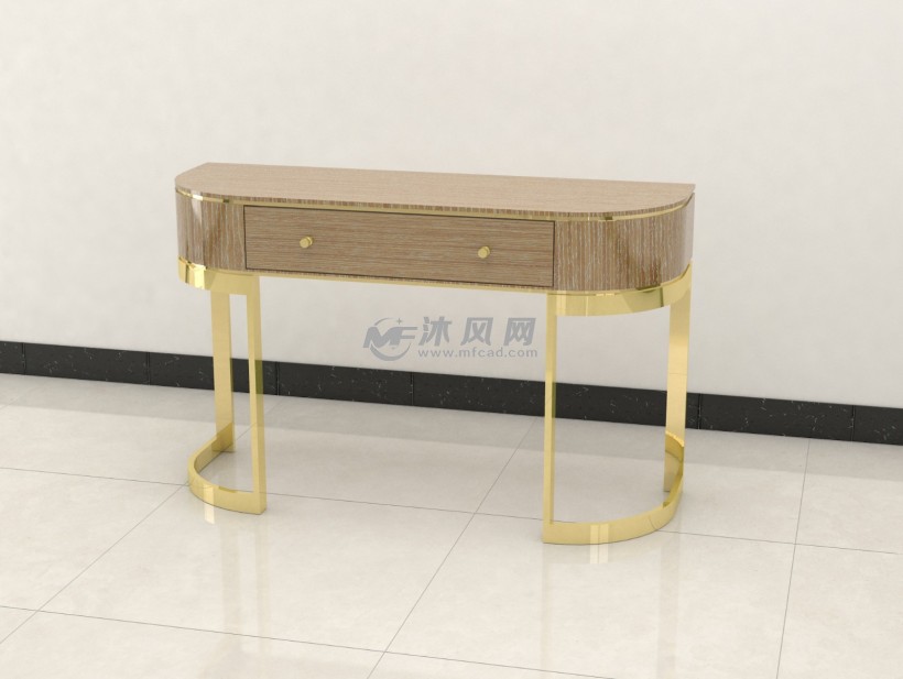 书桌渲染效果图
