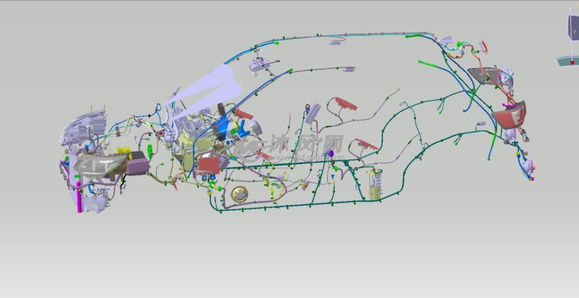整车电气电子线束系统设计模型