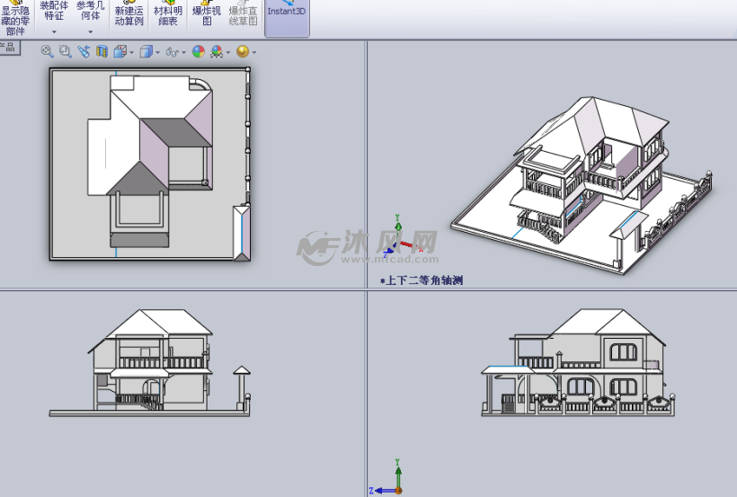 建筑模型 建筑/房子/车间/别墅