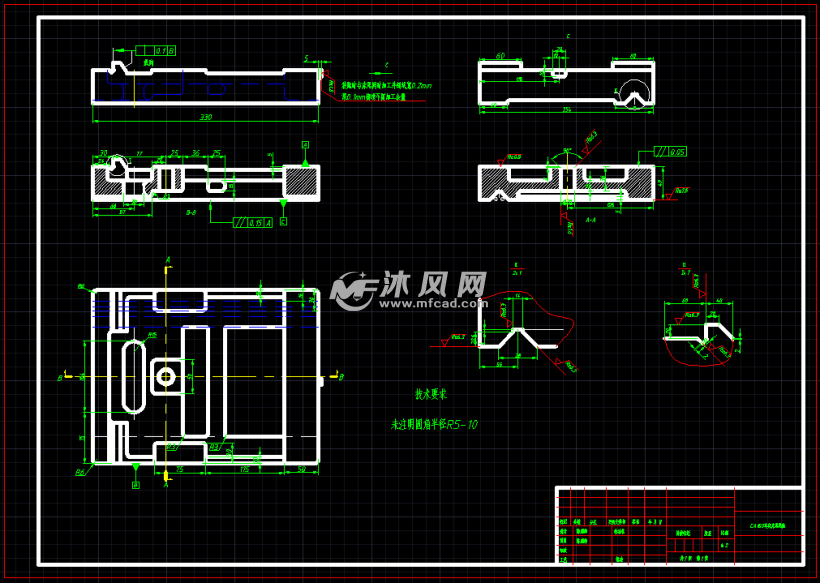 ca6140车床床尾底座及其夹具