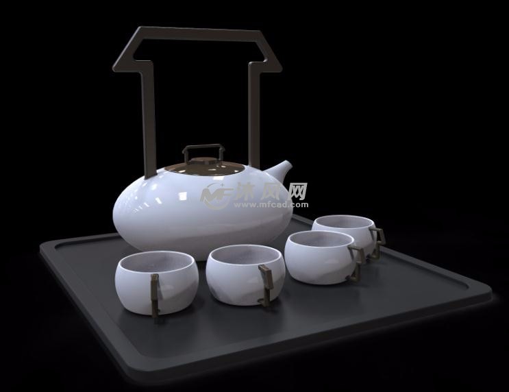 文创茶壶设计效果图