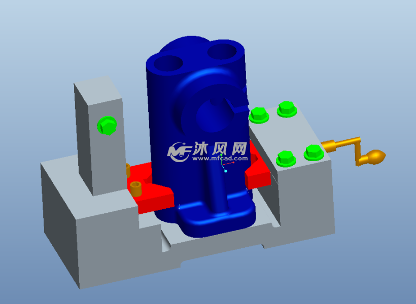 气门摇杆轴支座铣端面夹具设计