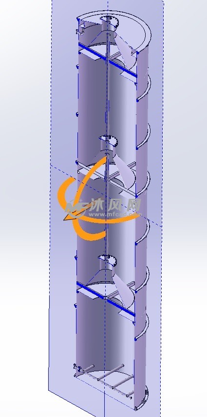 ic-100外循环高效厌氧反应器 - 反应压力容器图纸