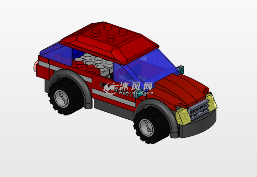 乐高汽车 - 玩具公仔图纸 - 沐风网