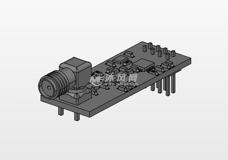 电路板solidworks模型