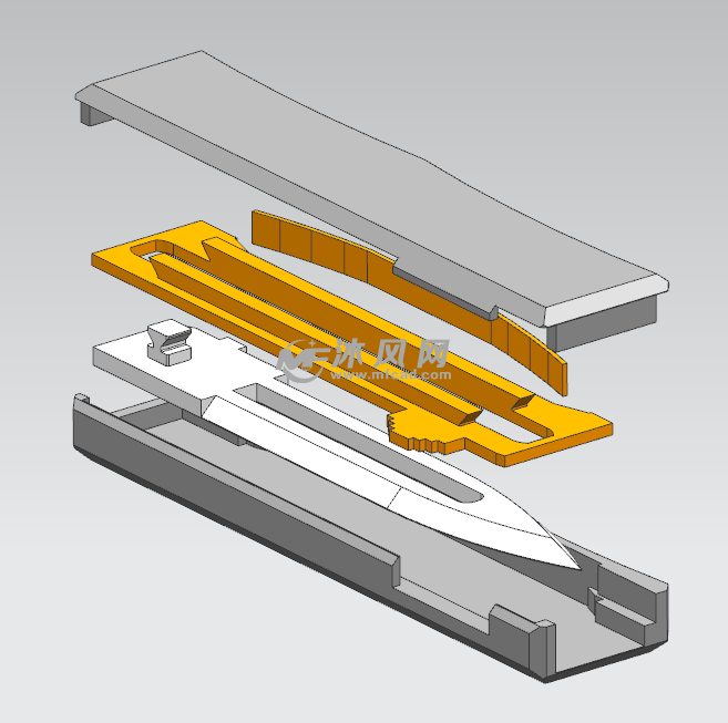 3d打印伸缩弹簧刀模型