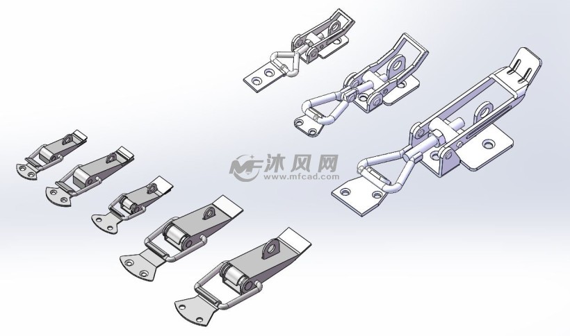 锁孔型搭扣卡扣