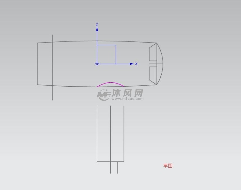 吹风机简单造型