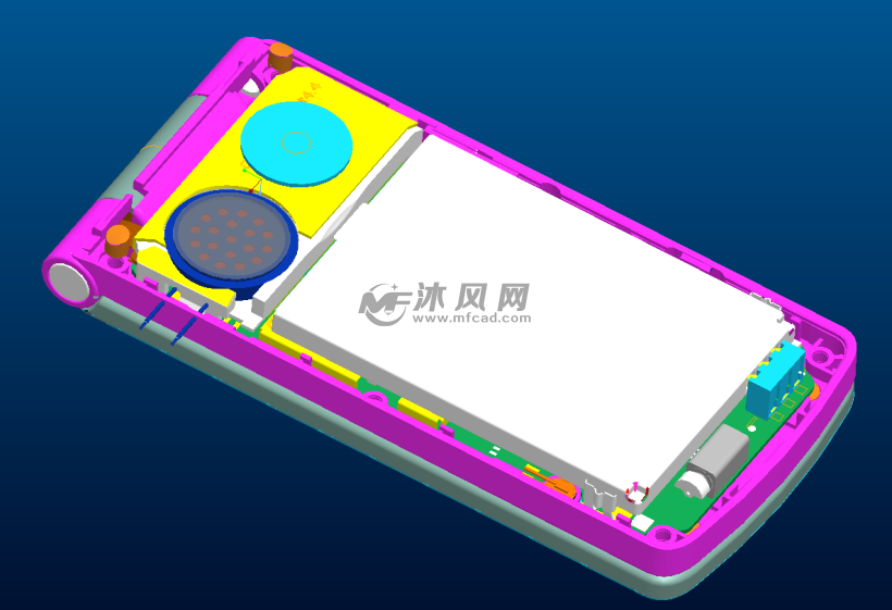 防品牌翻盖手机结构设计