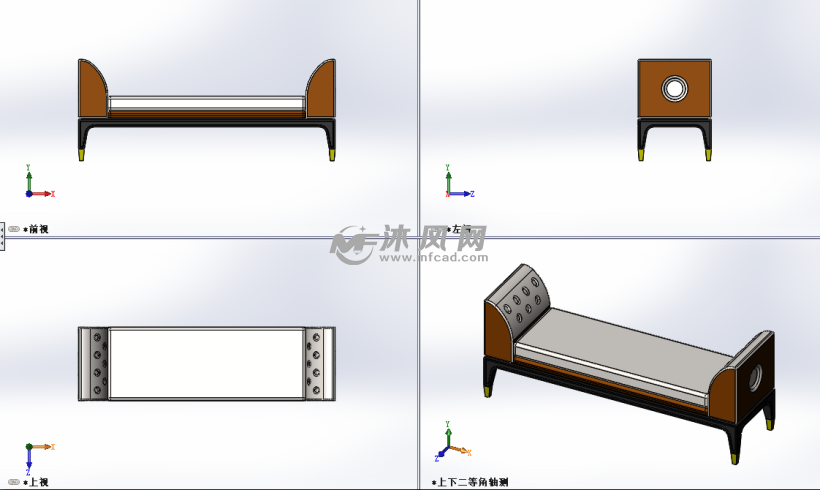 设计模型三视图