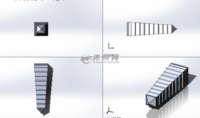 文峰塔设计款式模型 - 建筑模型图纸 - 沐风网