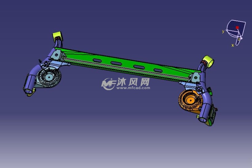 汽车后扭梁扭杆组件自动焊接夹具