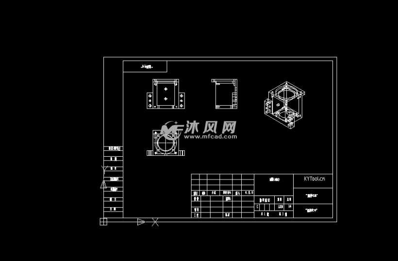 不锈钢水箱图 - 家用电器图纸 - 沐风网