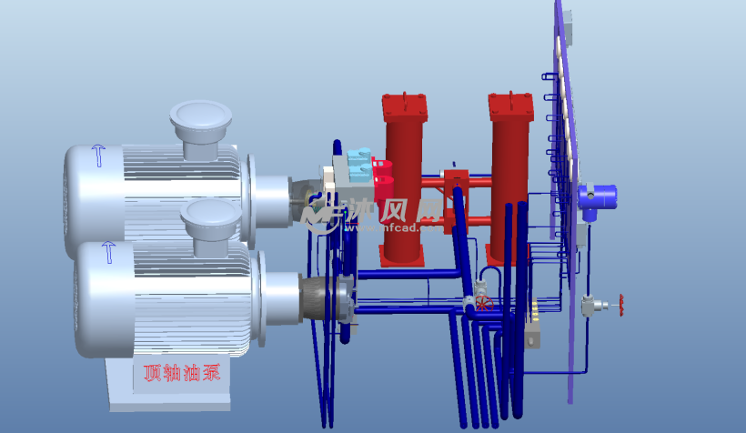 柱塞泵供油的汽轮机顶轴油系统
