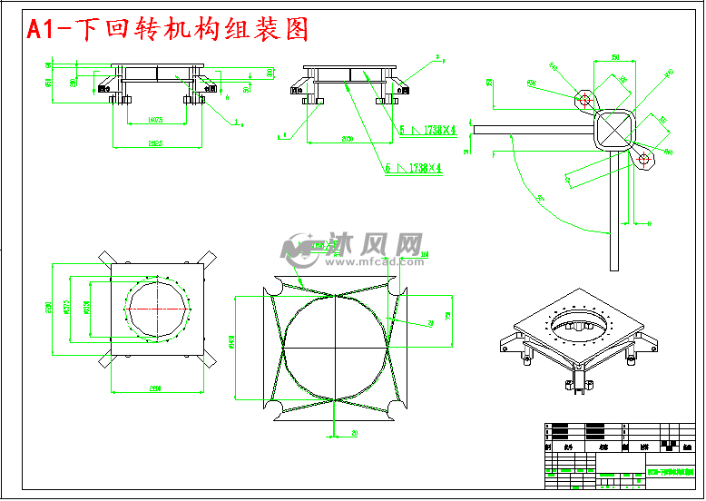 建筑塔式起重机回转机构设计