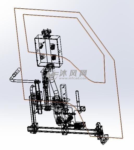 轻卡拆车门夹具结构