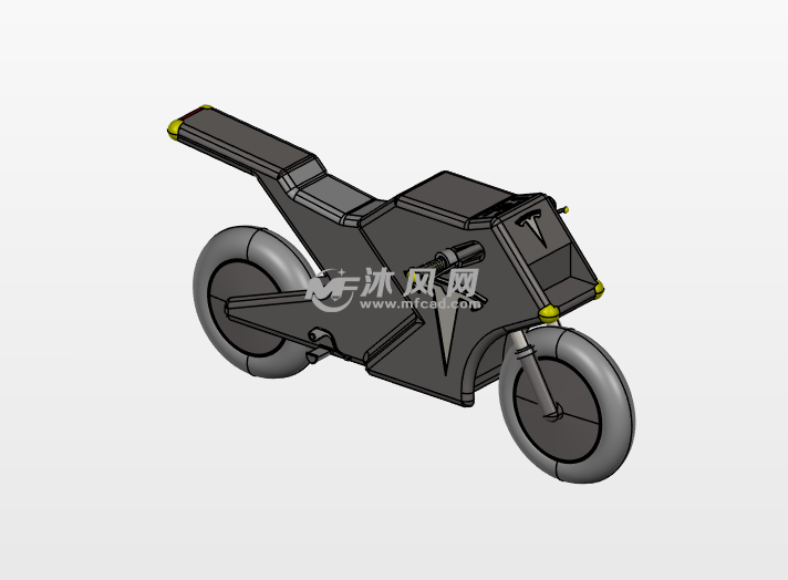 摩托车solidworks模型图