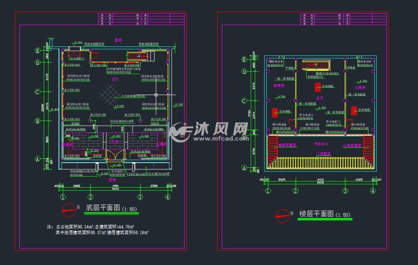 徽派明代太守府建筑图纸