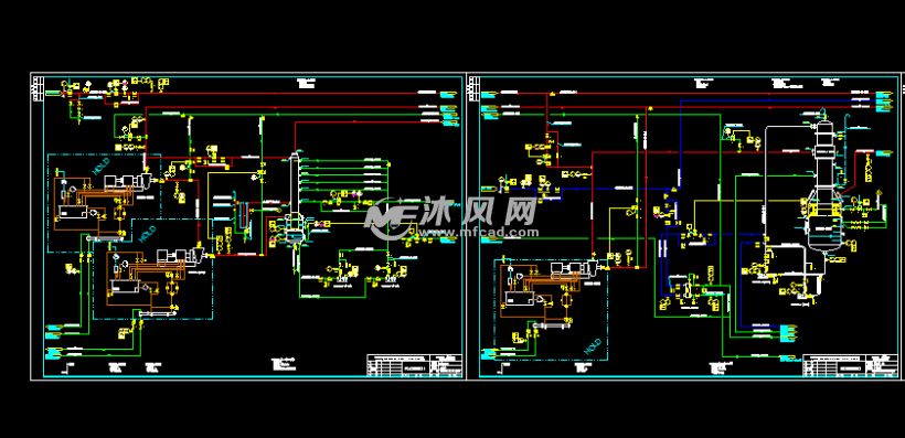 管道仪表pid工艺流程图